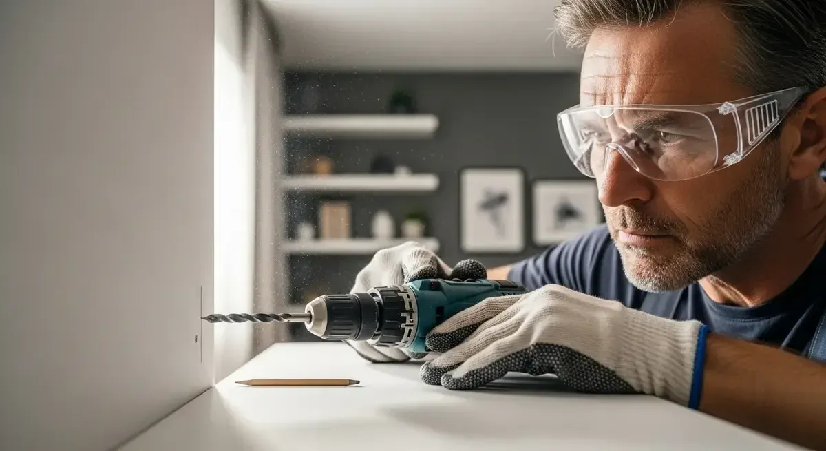 Löcher in der wand richtig bohren und dübel setzen